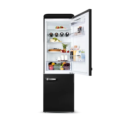 ETA | Šaldytuvas | ETA253290020E Storio retro | Energy efficiency class E | Free standing | Combi | Height 192 cm | Šaldytuvas net capacity 216 L | Šaldiklis net capacity 84 L | 41 dB | Juodas