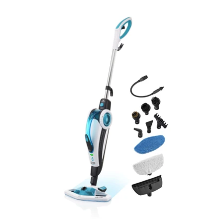 ETA | Steam cleaner | ETA Azurit 2267 90000 | Steam mop and handheld steam cleaner | 1500 W | Baltas/Mėlyna | Garantija 24 mėn.