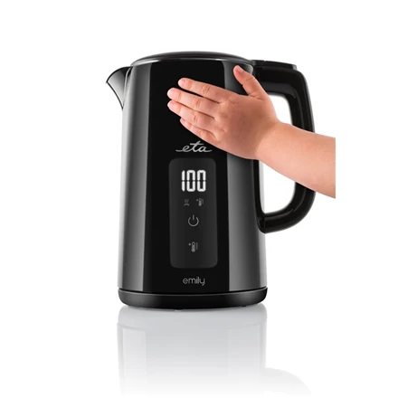 ETA Virdulys | Emily ETA459590000 | Electric | 2200 W | 1.5 L | Nerūdijantis plienas | 360° rotational base | Juodas
