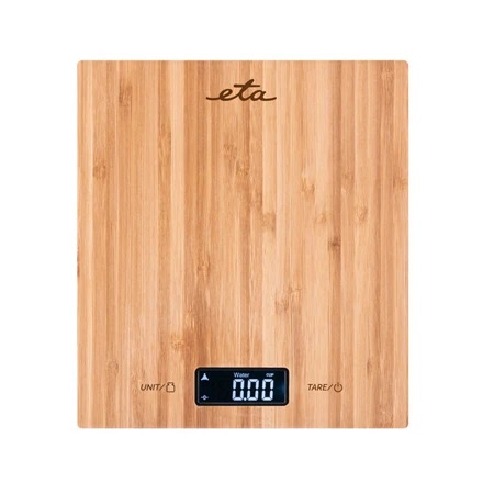 ETA | Virtuvinės svarstyklės | ETA977890000 Bambi | Maximum weight (capacity) 5kg | Graduation 1 g | Ekranas type LCD | Brown