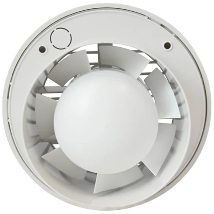 Europlast Vonios kambario ištraukimo ventiliatorius, apvalus EA100 Vonios kambario ventiliatorius, 15 W, skersmuo 10 cm, Baltas