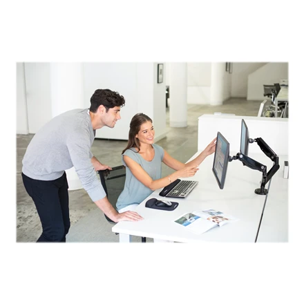 Laikiklis Fellowes | Platinum Series Dual Horizontal Monitorius Arm | 8042501 | Juodas