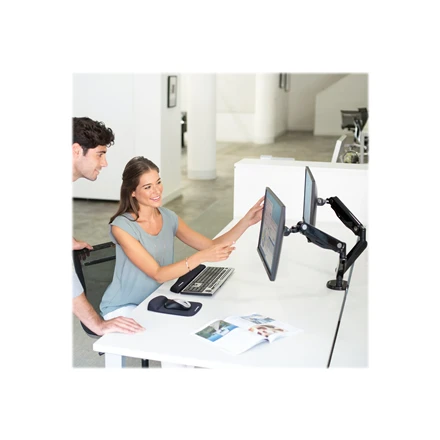 Laikiklis Fellowes | Platinum Series Dual Horizontal Monitorius Arm | 8042501 | Juodas