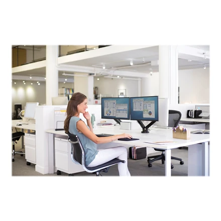 Laikiklis Fellowes | Platinum Series Dual Horizontal Monitorius Arm | 8042501 | Juodas
