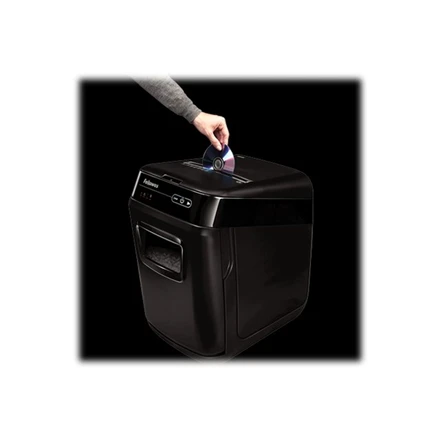 Fellowes Cross-Cut | AutoMax 200C | Juodas | Popieriaus smulkinimas | Kompaktinių diskų smulkinimas | Kreditinių kortelių smulkinimas