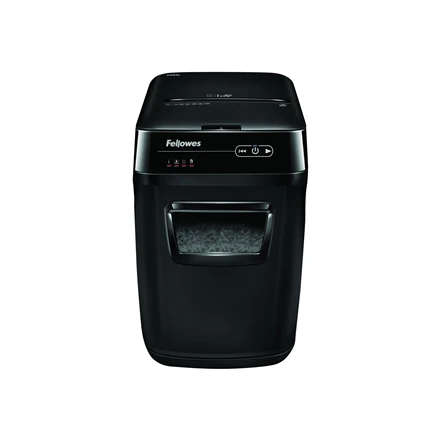 Fellowes Cross-Cut | AutoMax 200C | Juodas | Popieriaus smulkinimas | Kompaktinių diskų smulkinimas | Kreditinių kortelių smulkinimas