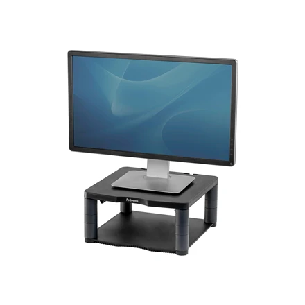 Laikiklis Fellowes Monitoriaus stovas kolegos Premium, Juoda/grafitas