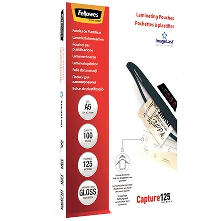 FELLOWES 53075 Laminavimo maišelis 125 303x426 mm - A3 100 vnt.