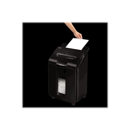 Fellowes AutoMax™ 100M Automatinis kompaktiškas dokumentų naikiklis