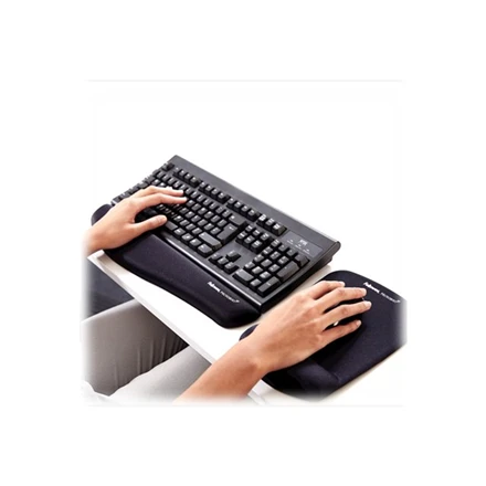 Kilimėlis pelei su riešo atrama FELLOWES PlushTouch™ (9252003), juoda sp.