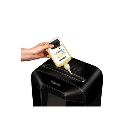 Fellowes | Naudojimo alyva 355 ml | Naudoti su visais Fellowes kryžminio ir mikropjovimo smulkintuvais. Sutepkite smulkintuvą alyva kiekvieną kartą ištuštindami šiukšliadėžę arba bent du kartus per mėnesį. Plastikinis buteliukas su spaudžiamu antgaliu užtikrina visišką padengimą.