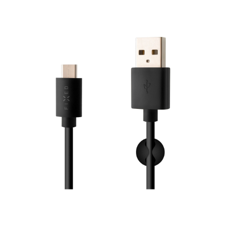 Fixed Ištaisyta | Duomenų ir įkrovimo kabelis su USB/USB-C jungtimis | Juodas
