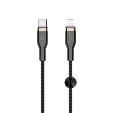 Fixed Fiksuotas Fiksuotas | Pintas kabelis USB-C/Lightning, 2 m | FIXDB-CL2-BK