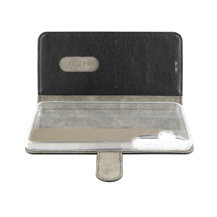 Fixed Fiksuotas | Opus | Knygų dėklas | Samsung | Galaxy A55 5G | Oda | Juodas
