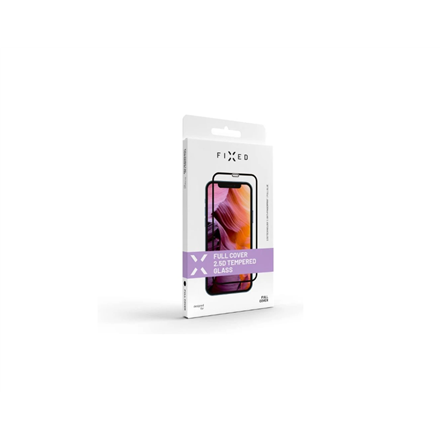 Fixed Fiksuotas | Visas viršelis | Xiaomi | Redmi Note 13 | Grūdintas stiklas | Juodas | Ekrano apsauga