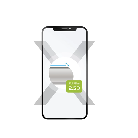 Fixed Fiksuotas | Visas viršelis | Xiaomi | Redmi Note 13 | Grūdintas stiklas | Juodas | Ekrano apsauga