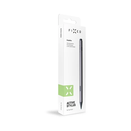 Pelė Fixed Fiksuotas | Touch Pen for Microsoft Surface | Grafitas | Pieštukas | Suderinamas su visais nešiojamaisiais ir planšetiniais kompiuteriais su MPP (Microsoft Pen Protocol) | Pilka