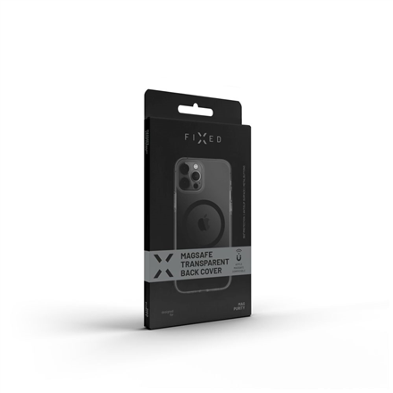 Dėklas Fixed Ištaisyta | MagPurity | Galinis viršelis | Apple | iPhone 15 Pro Max | Polikarbonatas + TPU | Skaidrus