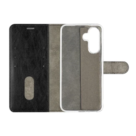 Fixed Fiksuotas Opus | Knygų dėklas | Samsung | Galaxy A36 5G/A56 5G | Odinis | Juodas