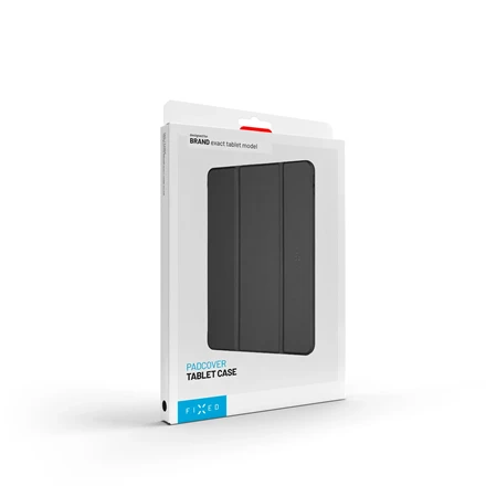 Fixed Padcover | Apple | Planšetė Case | iPad Air 11" (2020-2026) | Artificial leather/TPU | Juodas