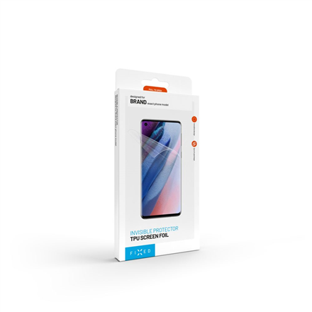 Fixed Fiksuotas ekrano apsauginis dėklas | Xiaomi | Redmi Note 14 Pro 4G/5G/Pro+ 5G | Skaidrus
