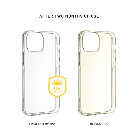 Dėklas FIXED Slim AntiUV, skirtas Apple iPhone 14 Pro, skaidrus