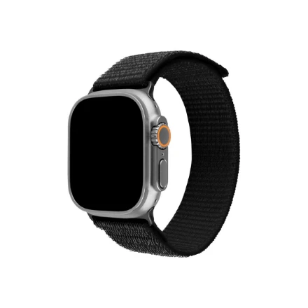 Fixed Ištaisyta | Sportiškas dirželis Apple Watch Ultra 49mm | 160-210 mm | Juodas | Nailonas