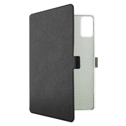 Fixed Fiksuotas | Temos skirtuko stovo dėklas | 11" | Knygos stiliaus dėklas | Xiaomi Redmi Pad SE | Juodas