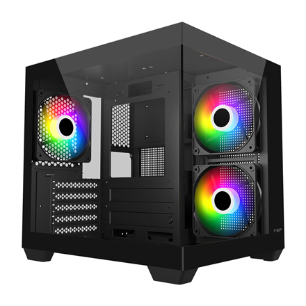 Fortron FSP Case | S140-BA | Mini-ITX, uATX(M-ATX) | Juodas