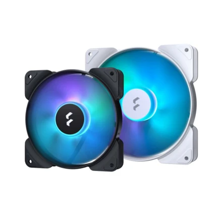 Fractal Design Aspect RGB ventiliatoriai: juodas ir baltas