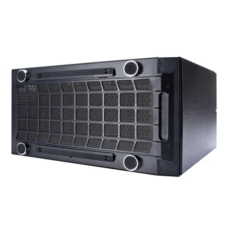 Fractal Design Define Nano S - Langas Šoninis langas, Juodas, ITX, Maitinimo blokas įtrauktas Nr