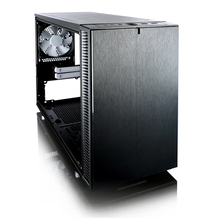 Fractal Design Define Nano S - Langas Šoninis langas, Juodas, ITX, Maitinimo blokas įtrauktas Nr