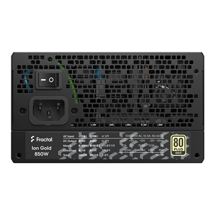 Fractal Design Fraktalų dizainas | Visiškai modulinis PSU | ION Gold 850W | 850 W