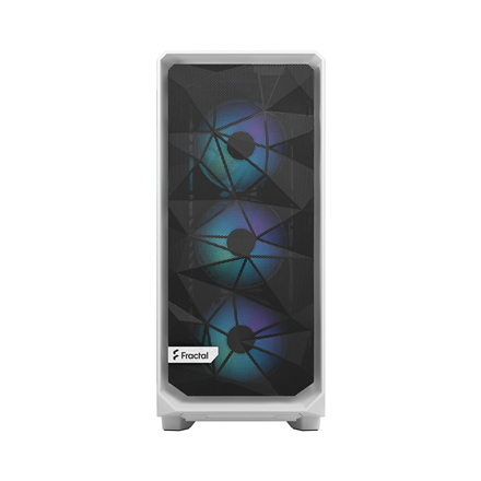 „Fractal Design“ | „Meshify 2 Compact RGB“ | Šoninis langas | „Baltas TG Clear“ | Vidutinio dydžio bokštas | ATX