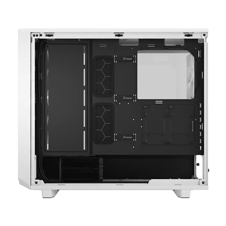 Fractal Design Fraktalų dizainas | Meshify 2 Lite TG Clear | Šoninis langas | Baltas | E-ATX | Įtrauktas maitinimo šaltinis Nr. | ATX