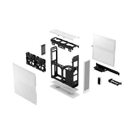 Fractal Design | Ridge | FD-C-RID1N-02 | Side window | Mini ITX | SFX, SFX-L | Baltas