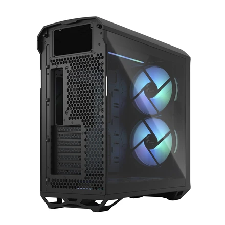 Fractal Design Fraktalų dizainas | Torrent kompaktiškas RGB TG šviesos atspalvis | Šoninis langas | Juodas | ATX