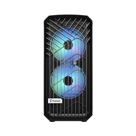 Fractal Design Fraktalų dizainas | Torrent kompaktiškas RGB TG šviesos atspalvis | Šoninis langas | Juodas | ATX