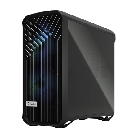 Fractal Design Fraktalų dizainas | Torrent kompaktiškas RGB TG šviesos atspalvis | Šoninis langas | Juodas | ATX