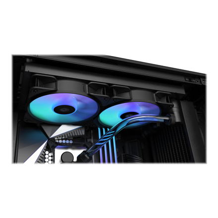 Fractal Design Fraktalų dizainas | Triguba pakuotė | 12 aspektas RGB PWM | Juodas | Korpuso ventiliatorius