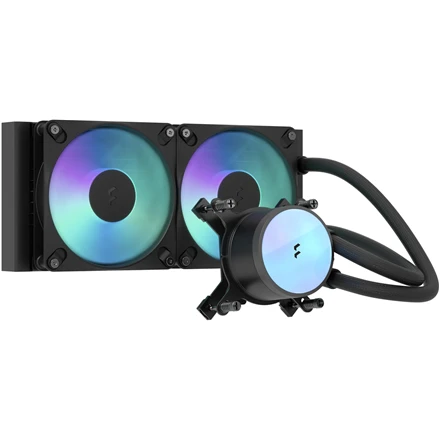 Fractal Design Vanduo Cooling | Radius 240 RGB | Juodas | Intel, AMD