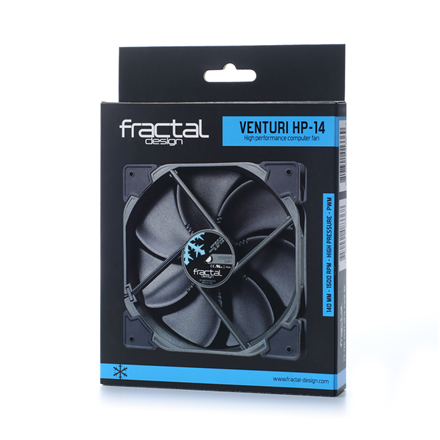 Fractal Design | Venturi HP-14 PWM | Juodas, Pilkas | Fan