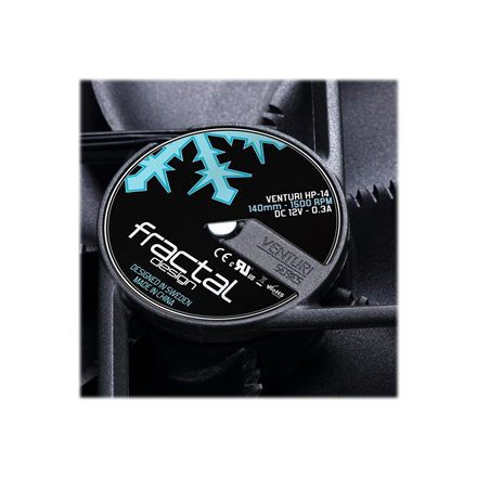 Fractal Design | Venturi HP-14 PWM | Juodas, Pilkas | Fan