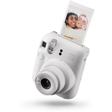 Fujifilm Momentinis fotoaparatas instax mini 12 CLAY Baltas+instax mini glossy (10pl)