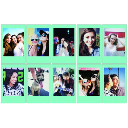 Fotojuostos Fujifilm Instax Mini. Mėlynos