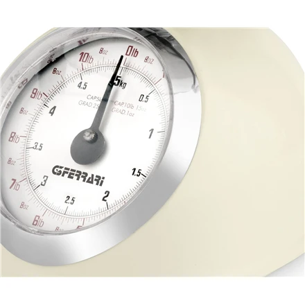 Virtuvinės svarstyklės G3Ferrari G3 Ferrari Aska rusvai gelsvas Round Mechanical kitchen scale