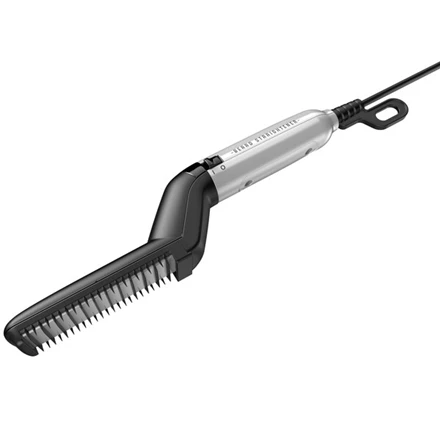 GA.MA Barber Style Beard Tiesinimo žnyplės | GIB4005 | Ceramic heating system | Temperature (max) 165 °C | Juodas/Sidabrinis