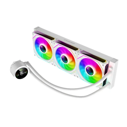 Gamemax CPU Liquid Cooler | ICEBURG 360 DIGITAL WH | Baltas
