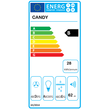 Integruojamas gartraukis Candy CBT625/2X