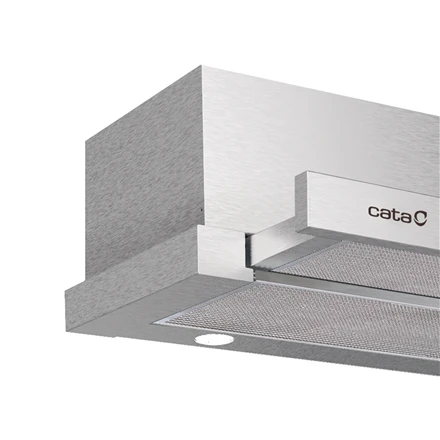 CATA gartraukis | EXTENDER 600 | Teleskopinis | Energijos vartojimo efektyvumo klasė C | Plotis 60 cm | 390 m³/h | Mechaninis | ECOLED | Nerūdijančio plieno